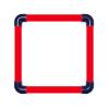 WLED-PS-T8GRID-SQ0.5F-10W (Red)