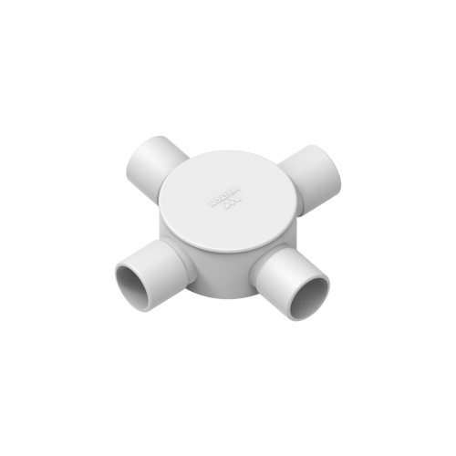 WPFC124SW (Circular Box 1/2'' 4 way Short White)