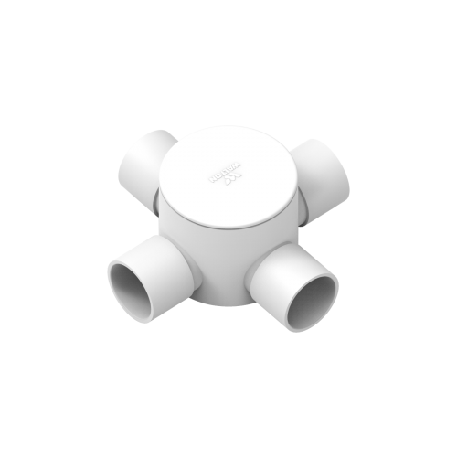 WPFC344MW (Circular Box 3/4'' 4 way medium White)