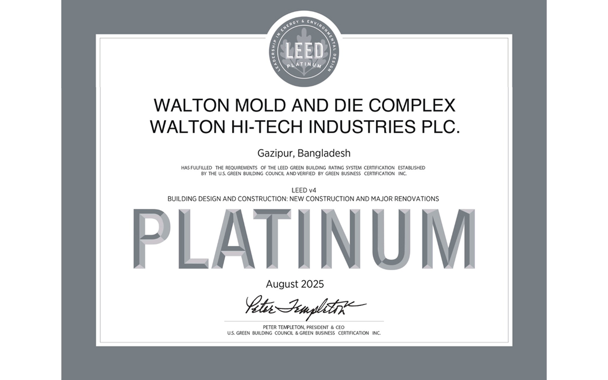 LEED v4 Platinum Certification for Building Design and Construction