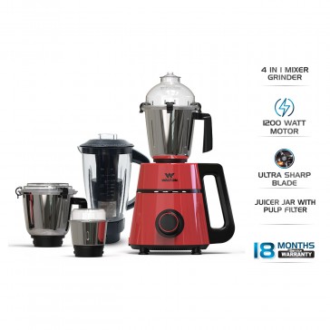 WALTON BLUSTER PRO MIXER GRINDER 1200W WBL-15G312- 4 IN 1