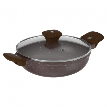 WALTON CERAMIC COATED DIE CAST WOK PAN 24 CM (WCW-DCWPC24)