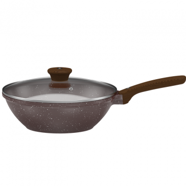 WALTON CERAMIC COATED DIE CAST DEEP WOK PAN 28 CM (WCW-DCDWPC28)