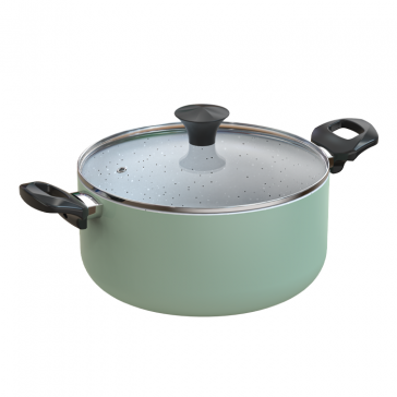 WALTON CASSEROLE WITH GLASS LID MULTICOLOR 28CM (WCW-CGM28)