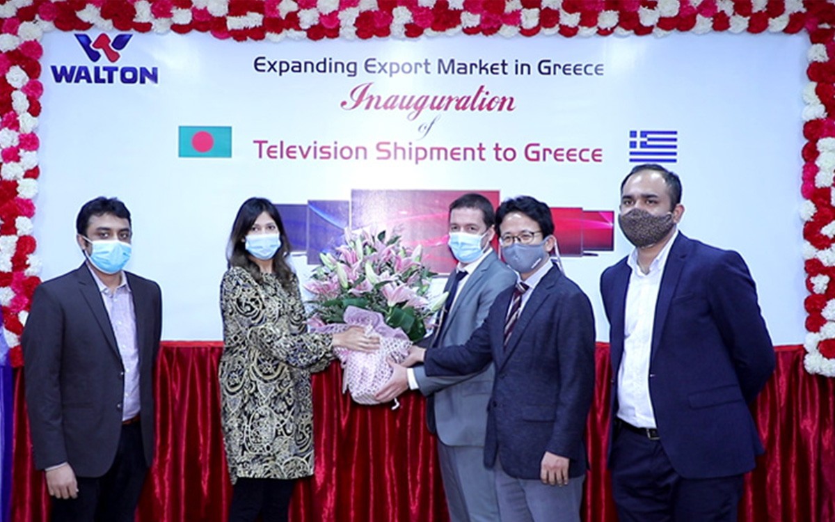 Walton starts LED TV  export to Greece