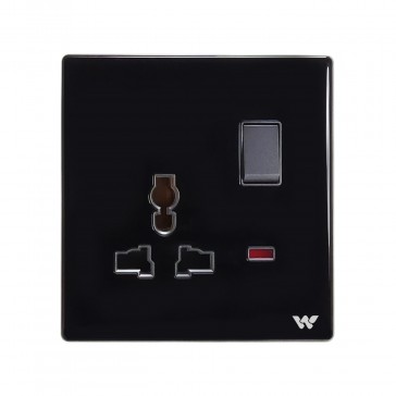 WC3PS 3 PIN UNIVERSAL SOCKET WITH SWITCH