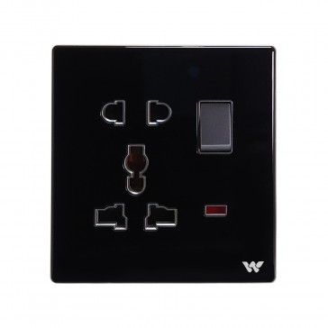 WC5PS 5 PIN SOCKET WITH SWITCH