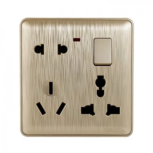 WGMSG (GOLDEN) Multi Socket with Switch