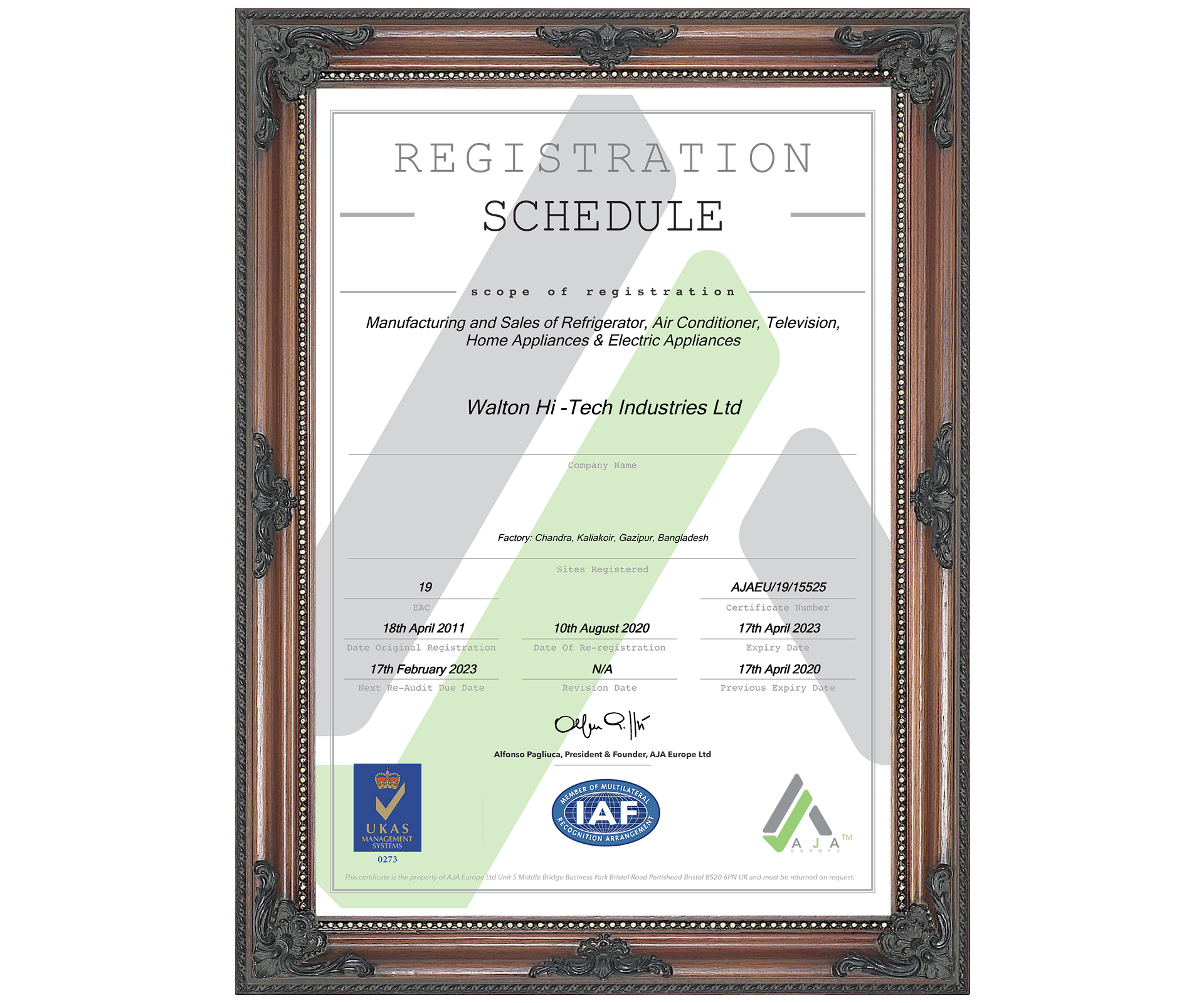 Walton HIL ISO 9001- 2015 QMS-2
