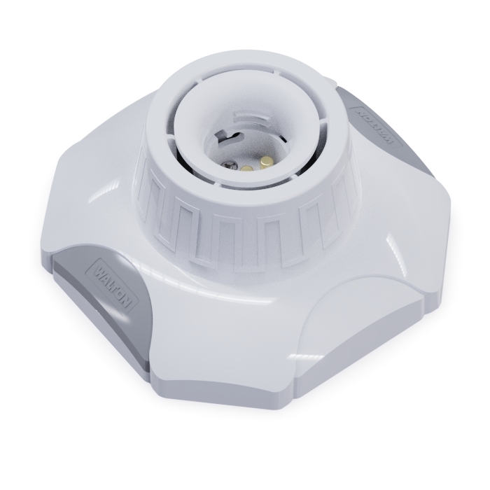 Octagonal Combo Lamp Holder