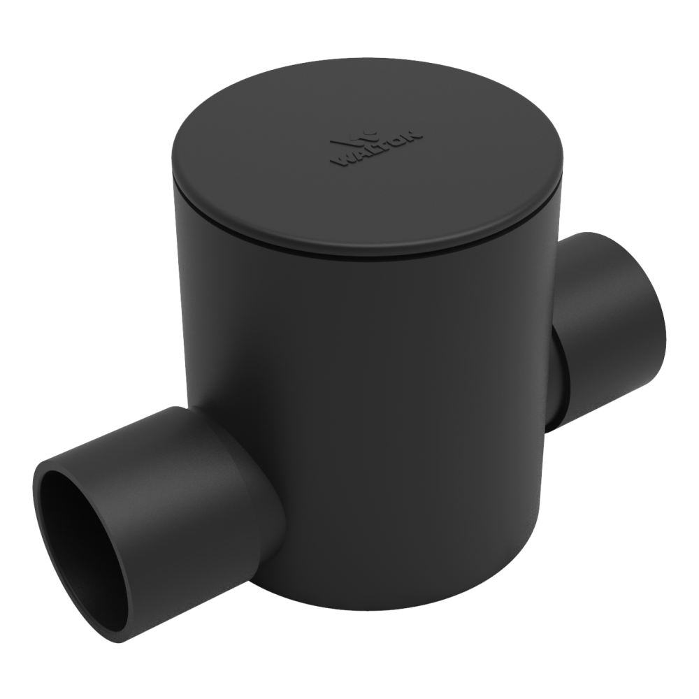 WPFC342LB (Circular Box 3/4'' 2 way long Black)