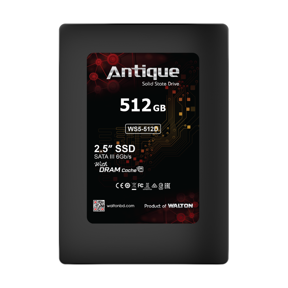 2.5” SATA III SSD With DRAM Cache