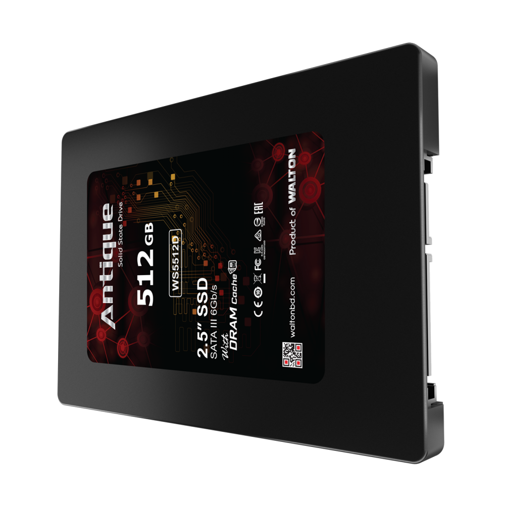 2.5” SATA III SSD With DRAM Cache