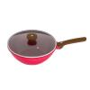 WALTON CERAMIC COATED DIE CAST DEEP WOK PAN 28 CM (WCW-DCDWPC28)