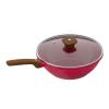 WALTON CERAMIC COATED DIE CAST DEEP WOK PAN(INDUCTION) 28 CM (WCW-DWPCI28)