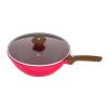 WALTON CERAMIC COATED DIE CAST DEEP WOK PAN(INDUCTION) 28 CM (WCW-DWPCI28)