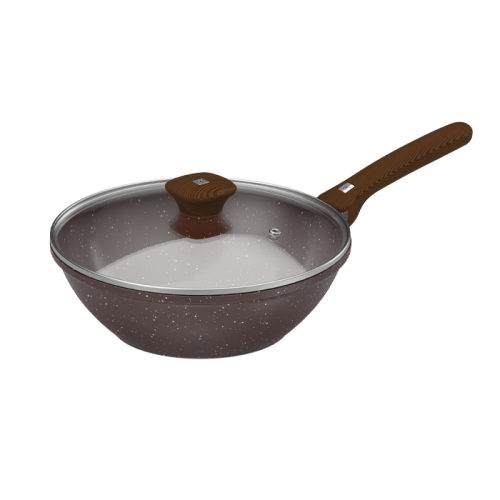 WALTON CERAMIC COATED DIE CAST DEEP WOK PAN(INDUCTION) 28 CM (WCW-DWPCI28)