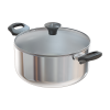 Walton vibrant Casserole with glass lid 24 cm