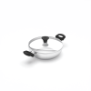 Walton Vibrant Wok Pan with Glass Lid 24cm