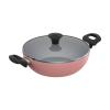 Walton Wok Pan with Glass Lid Multicolor 24cm