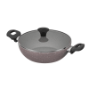 Walton Wok Pan with Glass Lid Multicolor 30cm (WCW-WGM30)