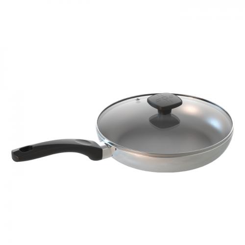 WALTON Vibrant Fry Pan with Glass Lid 24cm (WCW-FGVC24)