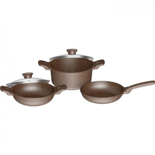 WALTON DYNAMIC Die Cast Cookware 5 In 1 Combo-(Induction)